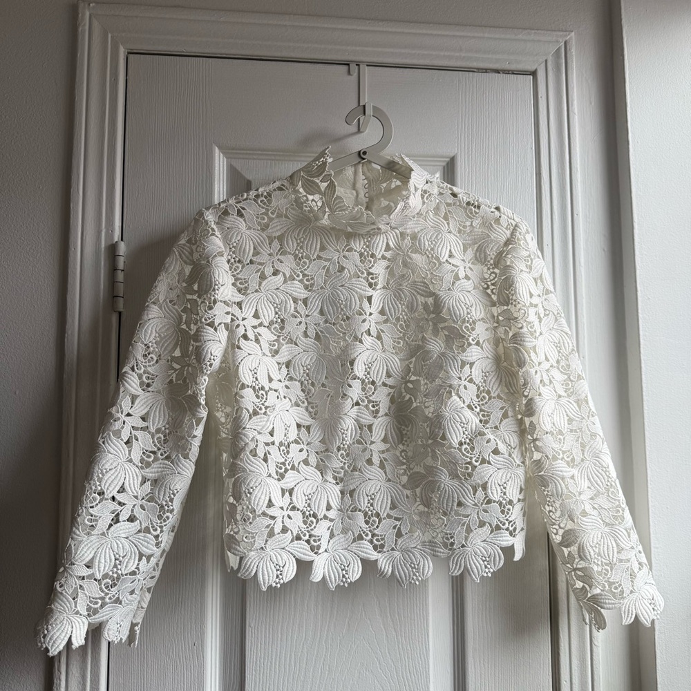 Jenny Yoo Rebekka Bridal Lace Topper